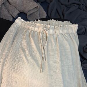 Cupshe Cream Casual Pants